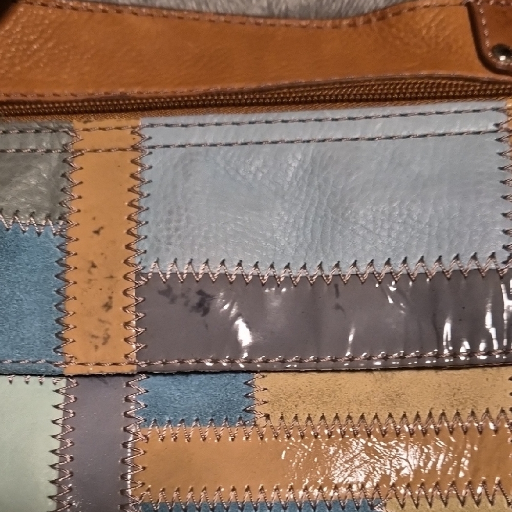 Fossil Multicolor Patchwork Crossbody Bag - Picture 2 of 8